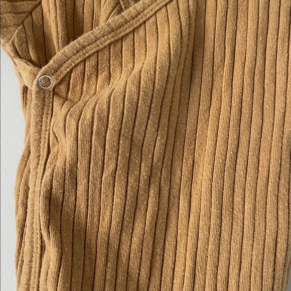 Kate Quinn Brown Ribbed Kids One Piece - Picture 2 of 3